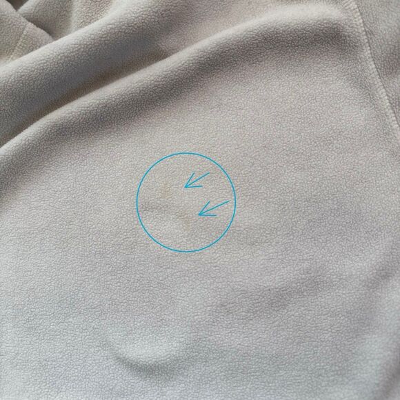 The North Face Women's 1/4 Zip Fleece Pullover Layering Outdoor White Size M GUC - Picture 5 of 16